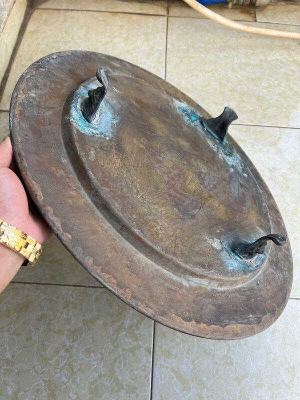MÂM ĐỒNG 3 CHÂN CŨ XƯA - Hình ảnh 9