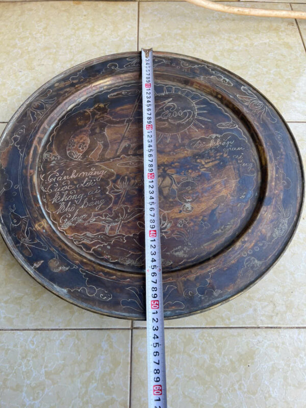 MÂM ĐỒNG 3 CHÂN CŨ XƯA - Hình ảnh 8