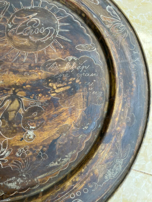 MÂM ĐỒNG 3 CHÂN CŨ XƯA - Hình ảnh 3