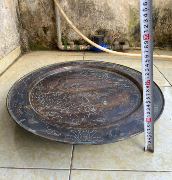 MÂM ĐỒNG 3 CHÂN CŨ XƯA - Hình ảnh 2