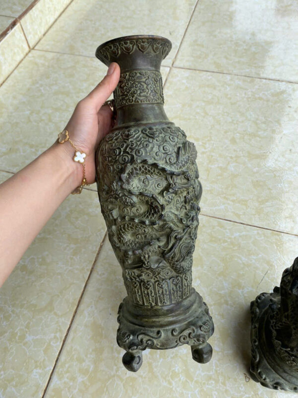 CẶP BÌNH ĐỒNG SONG L-ONG - Hình ảnh 7