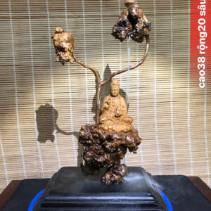 Quan thế âm bồ tát nu trâm vàng