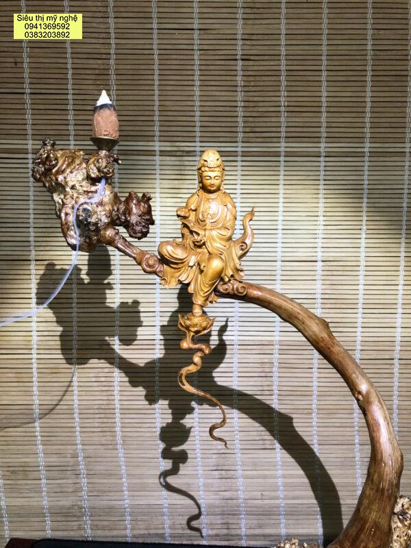 Quan thế âm bồ tát nu trâm vàng dáng độc lạ - Hình ảnh 3