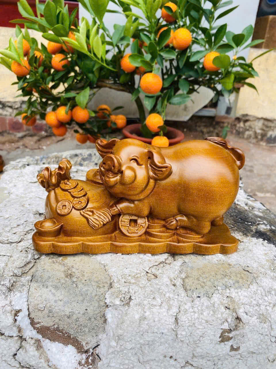 Tượng Heo tài lộc - Ảnh 3