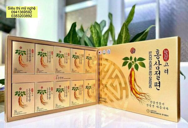 Hồng sâm lát SLICED KOREA RED GINSENG - Hình ảnh 4