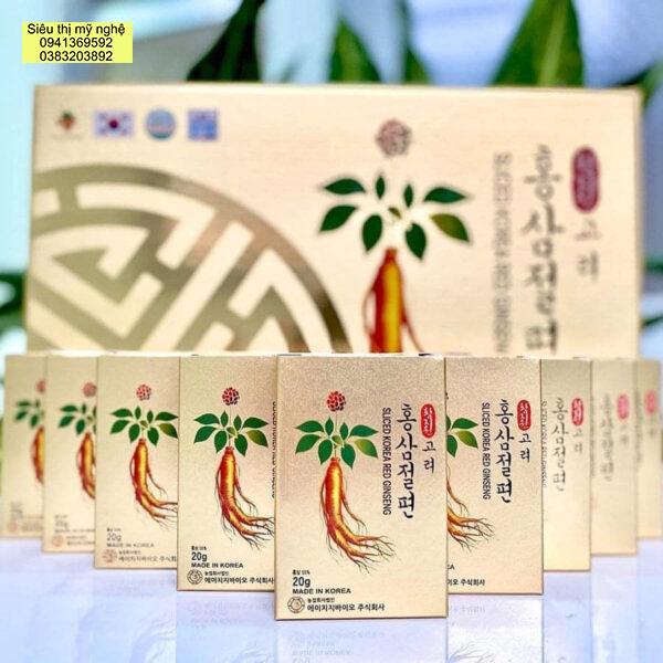 Hồng sâm lát SLICED KOREA RED GINSENG - Hình ảnh 2