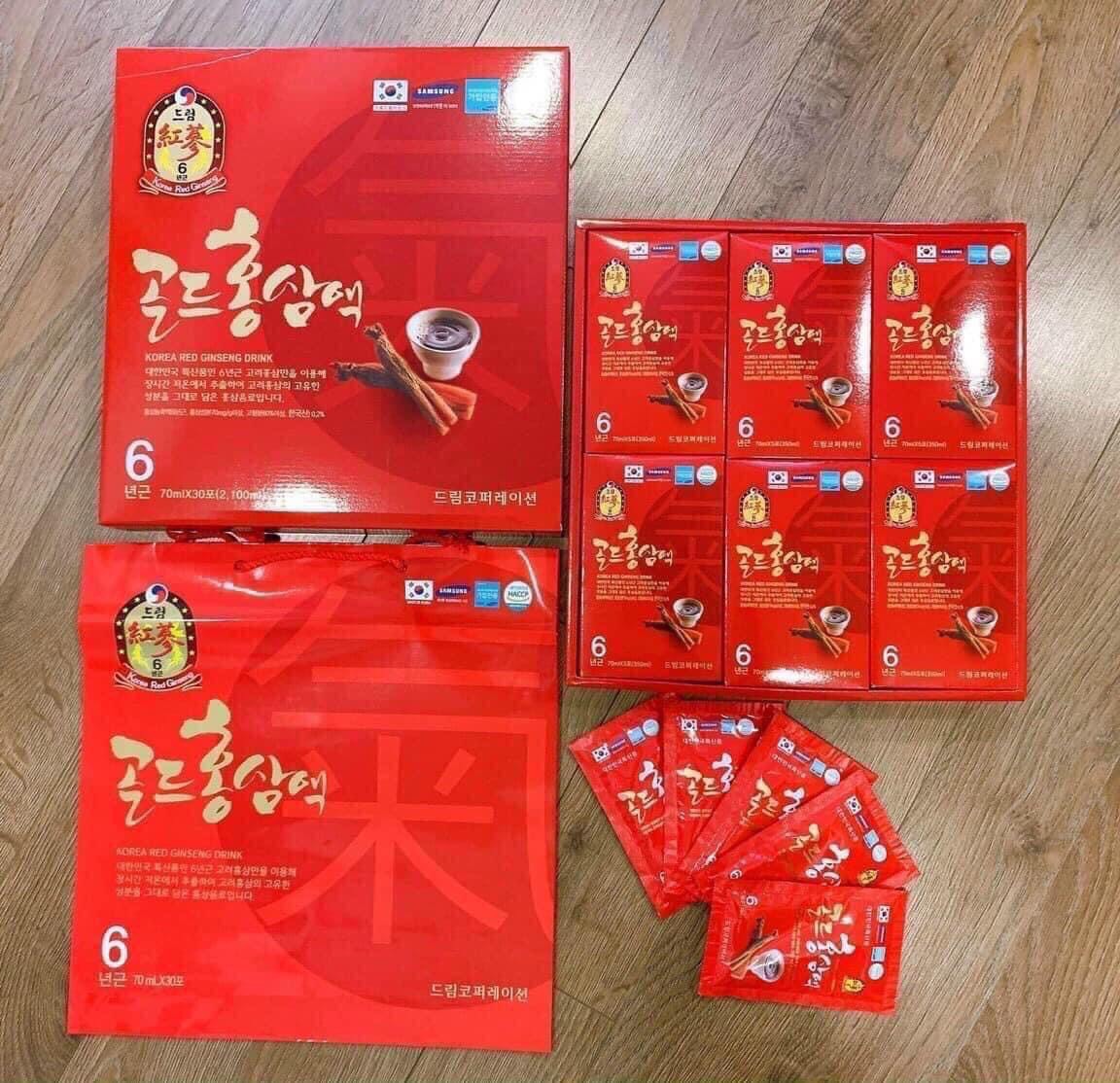 NƯỚC UỐNG HỒNG SÂM GÓI DREAM - Ảnh 8