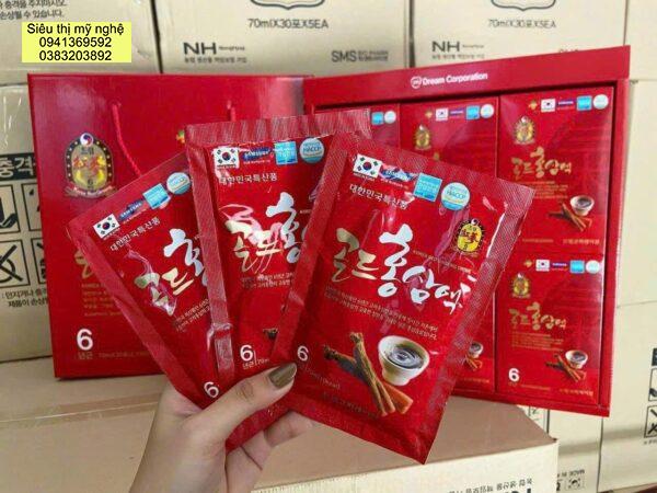 NƯỚC UỐNG HỒNG SÂM GÓI DREAM - Hình ảnh 2