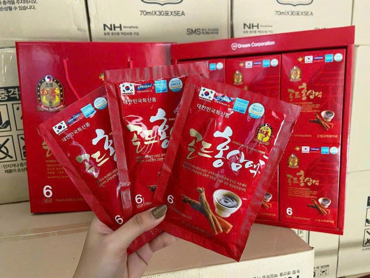 NƯỚC UỐNG HỒNG SÂM GÓI DREAM - Ảnh 2
