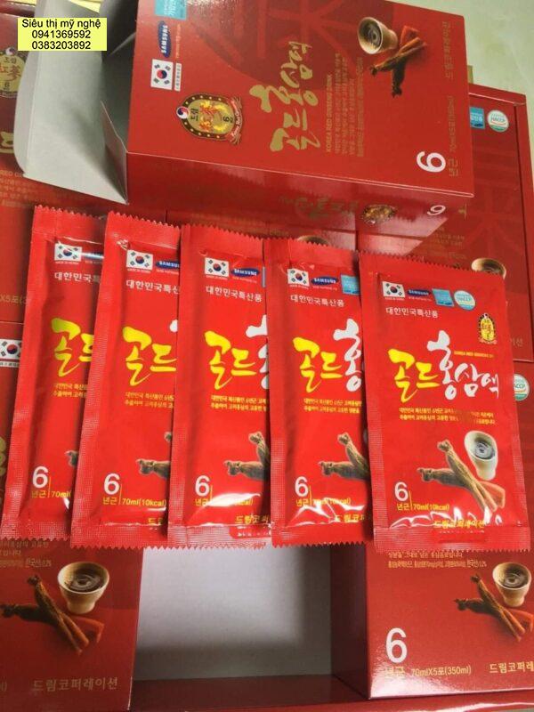 NƯỚC UỐNG HỒNG SÂM GÓI DREAM - Hình ảnh 3
