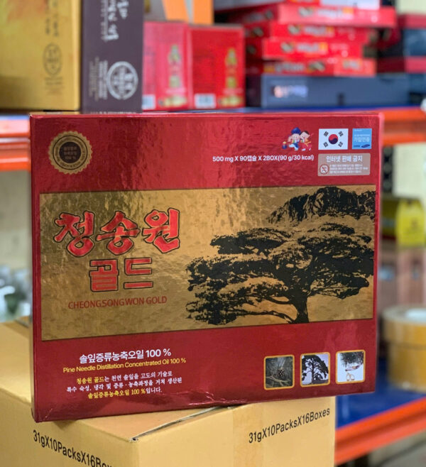 TINH DẦU THÔNG ĐỎ CAO CẤP CHEONG SONG WON GOLD - Hình ảnh 2