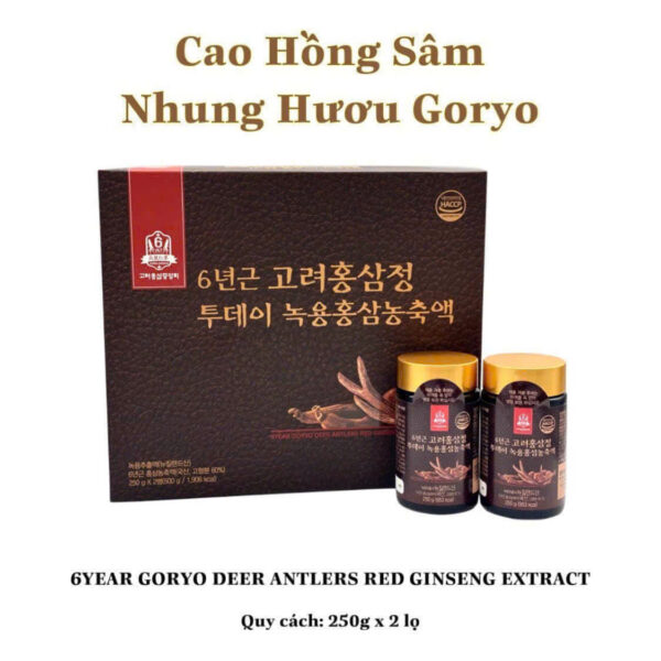 Cao Hồng Sâm Nhung Hươu Goryo - Hình ảnh 15