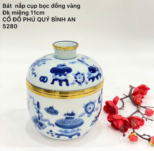 Bắt nắp cụp bọc đồng vàng - Hình ảnh 2
