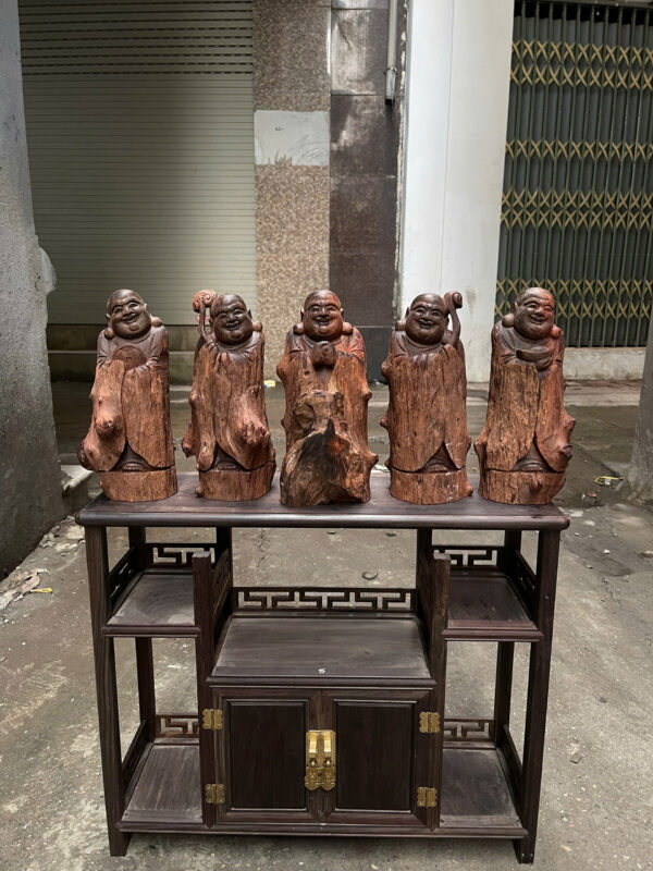 Ngũ phúc gỗ trắc bám nu - Hình ảnh 7