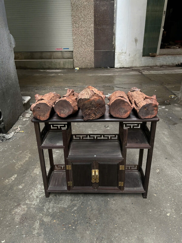 Ngũ phúc gỗ trắc bám nu - Hình ảnh 5
