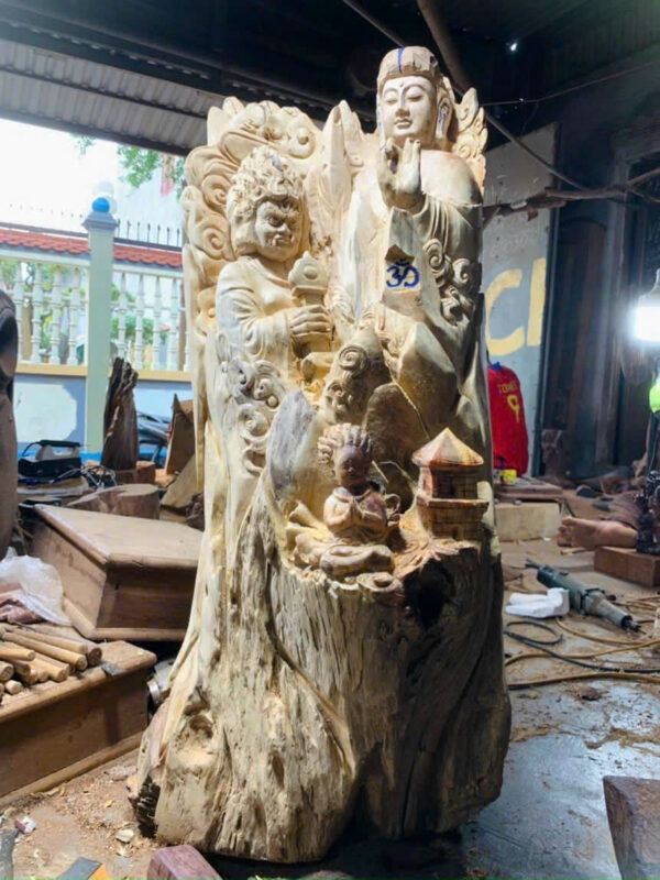 Phật như lai và bất động minh vương bồ tát - Hình ảnh 2