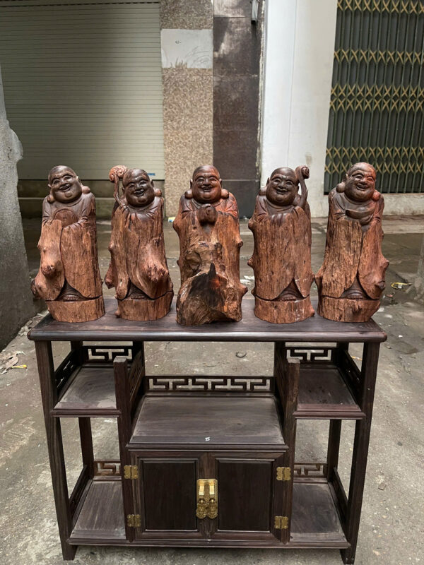 Ngũ phúc gỗ trắc bám nu - Hình ảnh 2