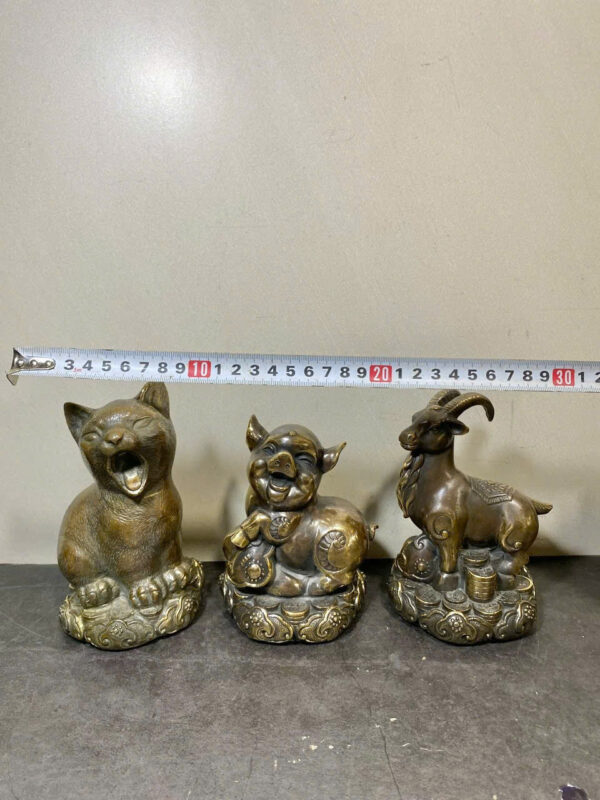 BỘ. TƯỢNG ĐỒNG 12 C-ON GIÁP - Hình ảnh 6