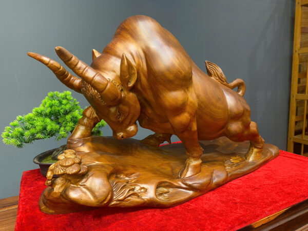 Bò Tót Gỗ Ngọc Am - Hình ảnh 2
