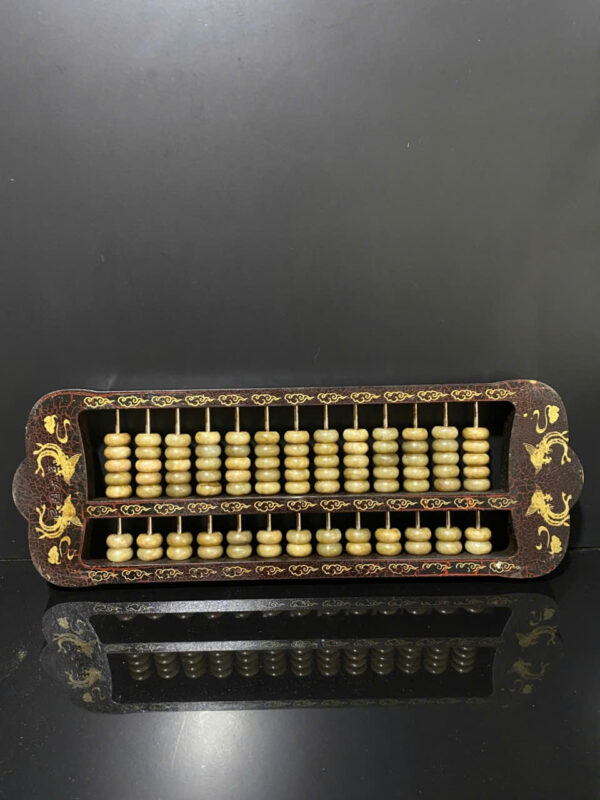 BÀN  TÍNH GỖ  CŨ - Hình ảnh 4
