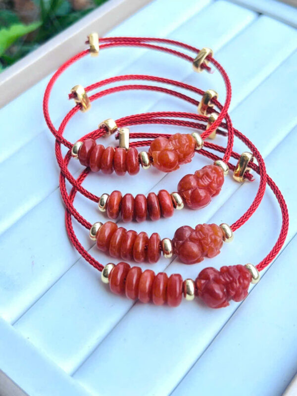 Tỳ hưu mik ngũ điếu cẩm thạch
