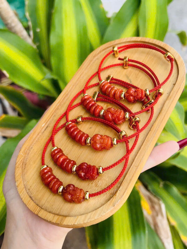 Tỳ hưu mik ngũ điếu cẩm thạch - Hình ảnh 2
