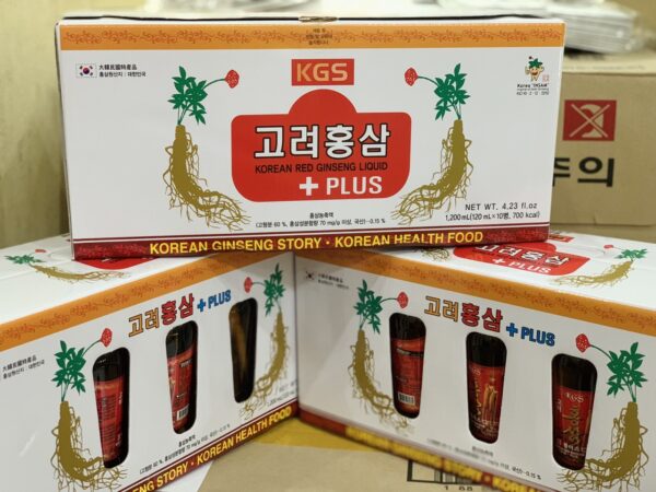 Nước Hồng Sâm Có Củ KGS Hàn Quốc - Hình ảnh 6