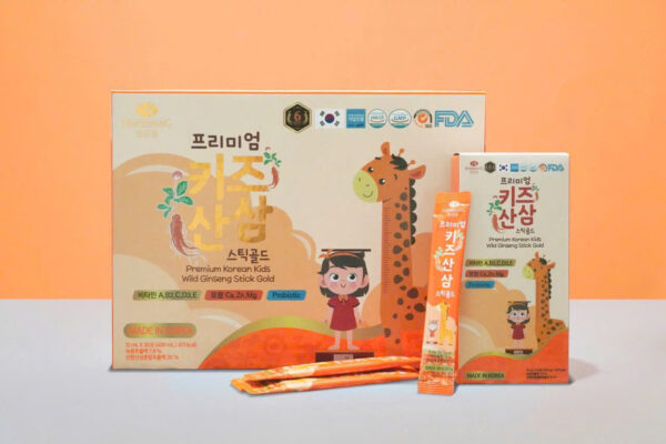 Premium Korean Kids Wild Ginseng Stick Gold