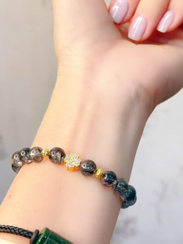 Vòng tay thạch anh tóc đen - Hình ảnh 5