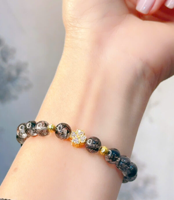 Vòng tay thạch anh tóc đen - Hình ảnh 6