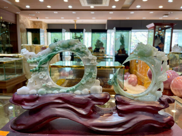 Hoa ngọc cẩm thạch phỉ thuý