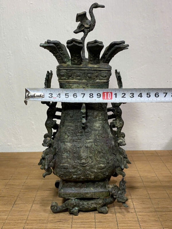 BÌNH ĐỒNG LONG PHỤNG CỔ XƯA - Hình ảnh 4