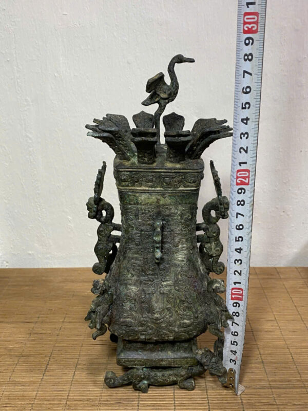 BÌNH ĐỒNG LONG PHỤNG CỔ XƯA - Hình ảnh 5