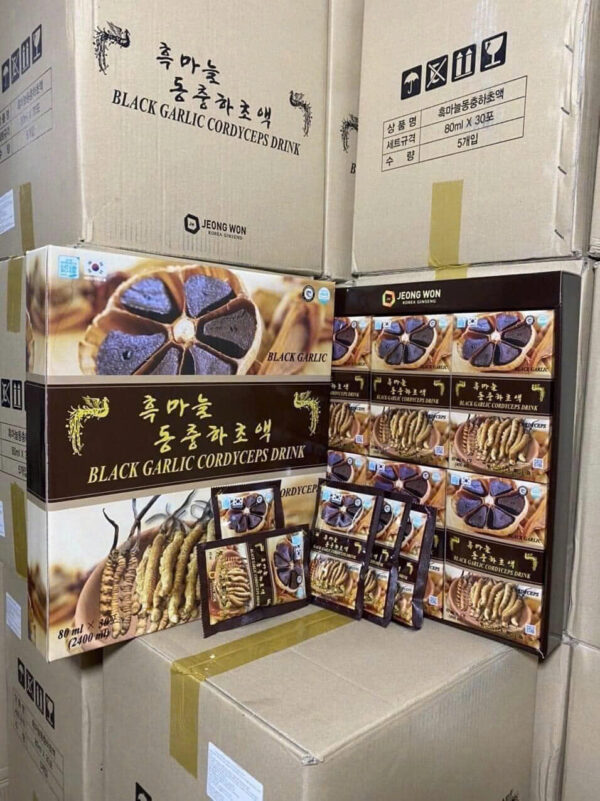 NƯỚC UỐNG TỎI ĐEN ĐÔNG TRÙNG