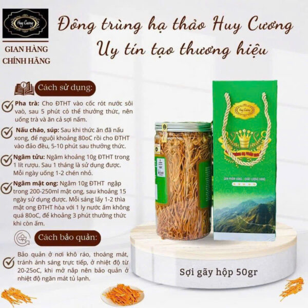 đông trùng khô - Hình ảnh 3