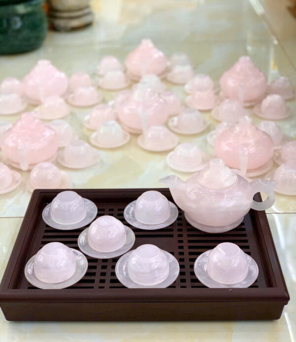 Bộ ấm trà ngọc hồng