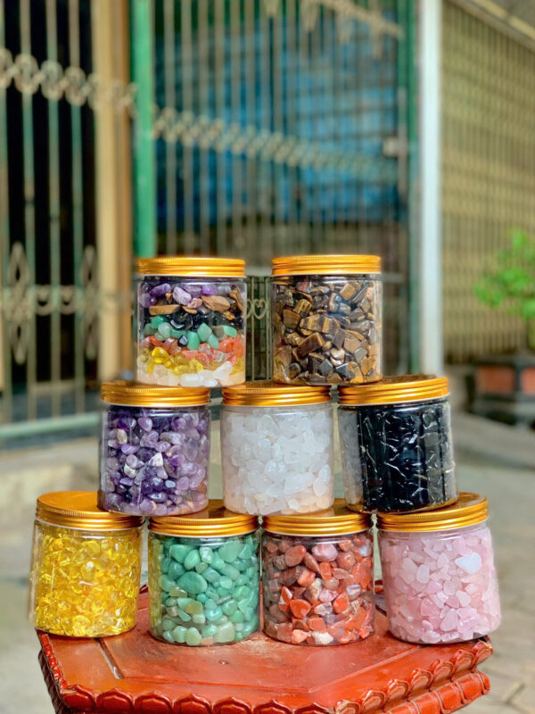 Lọ Vụn Thạch Anh Các Màu - Hình ảnh 2