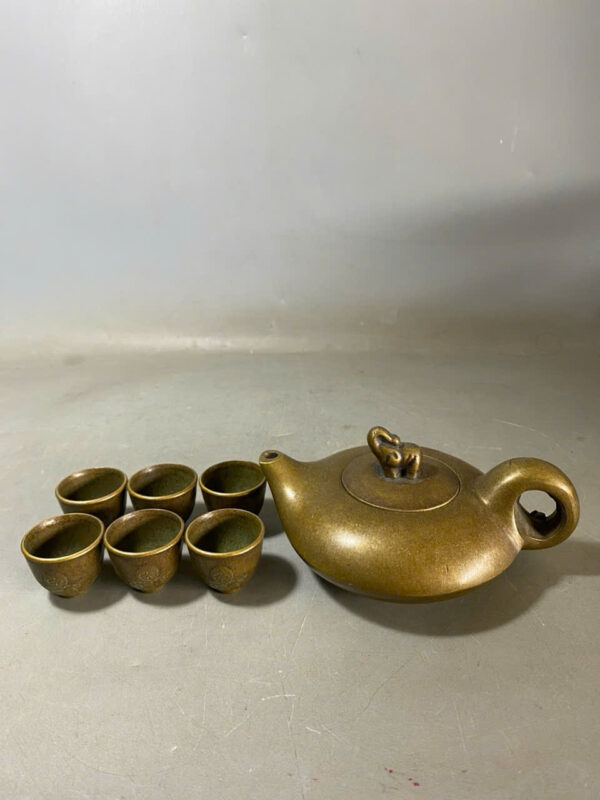 BỘ  ẤM  TRÀ  VOI  ĐỒNG - Hình ảnh 3