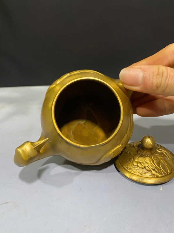 ẤM  ĐỒNG  CHIM  HẠC - Hình ảnh 2