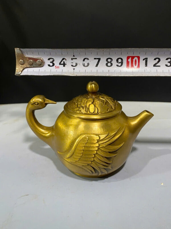 ẤM  ĐỒNG  CHIM  HẠC - Hình ảnh 3