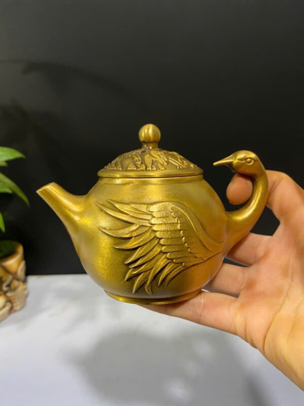 ẤM  ĐỒNG  CHIM  HẠC - Hình ảnh 7