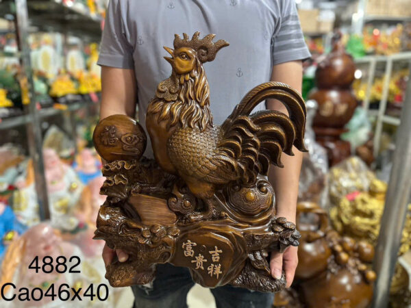 Tượng Gà trống mẫu mới - Hình ảnh 2