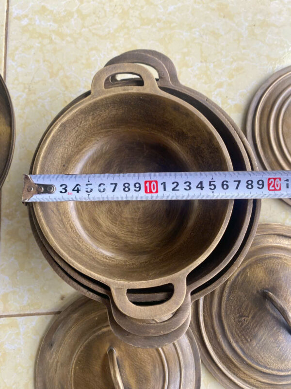BỘ  NỒI  NIÊU THAU ĐỒNG 1916