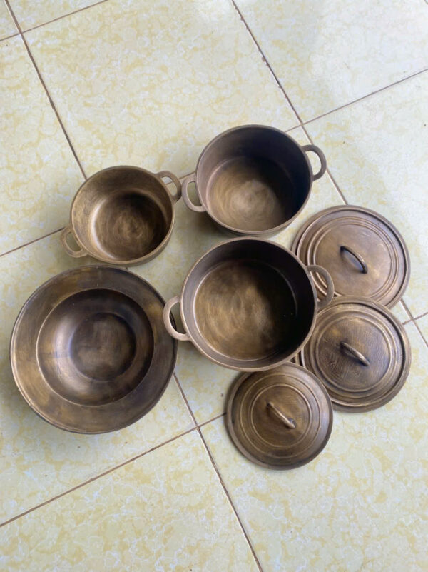 BỘ  NỒI  NIÊU THAU ĐỒNG 1916 - Hình ảnh 7