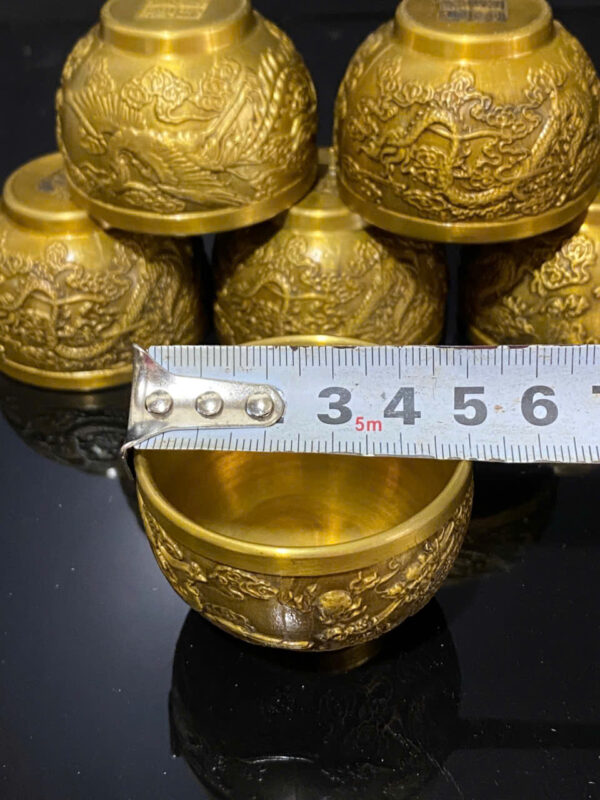 BỘ  6  LY ĐỒNG  L-ONG  PHỤNG - Hình ảnh 2