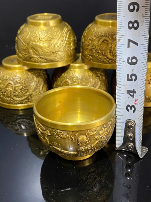 BỘ  6  LY ĐỒNG  L-ONG  PHỤNG - Hình ảnh 6
