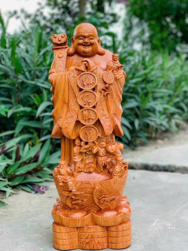 Pho Di Lặc Gỗ Hương