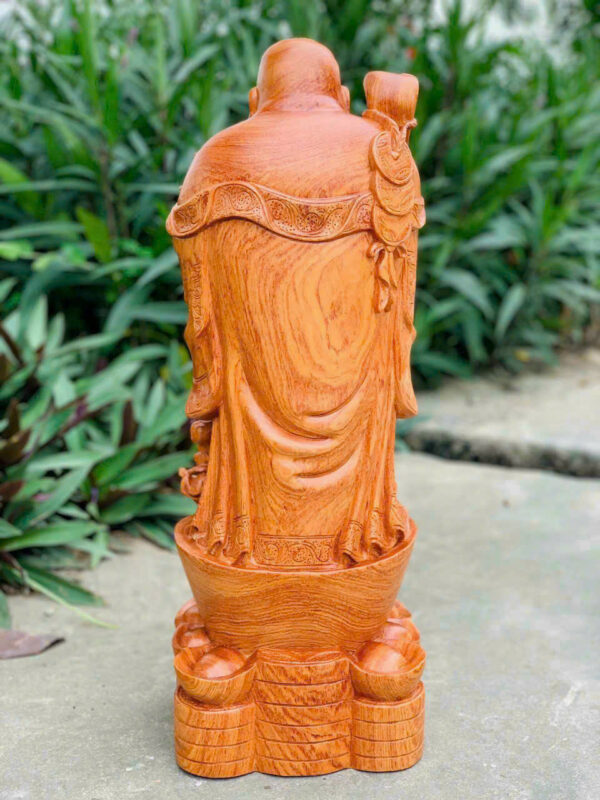 Pho Di Lặc Gỗ Hương - Hình ảnh 3