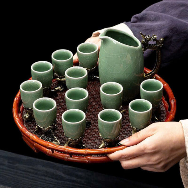Bộ ấm chén 12 con giáp - Hình ảnh 2