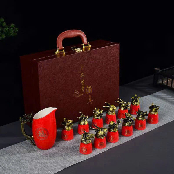 Bộ ấm chén 12 con giáp - Hình ảnh 7